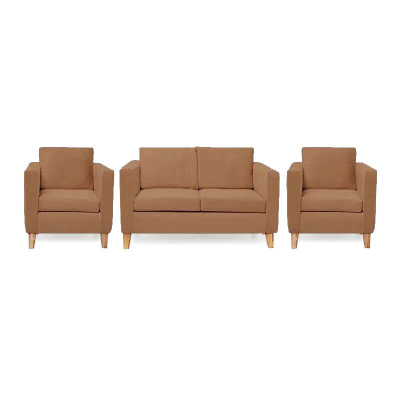 Juego de Sala Andrea 2-1-1 - Beige Oscuro