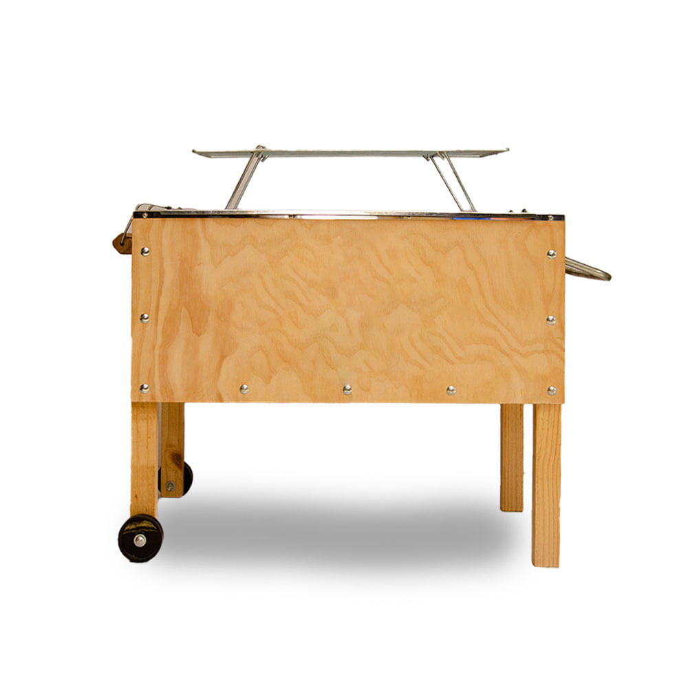 Caja China Mediana Inoxidable - Natural
