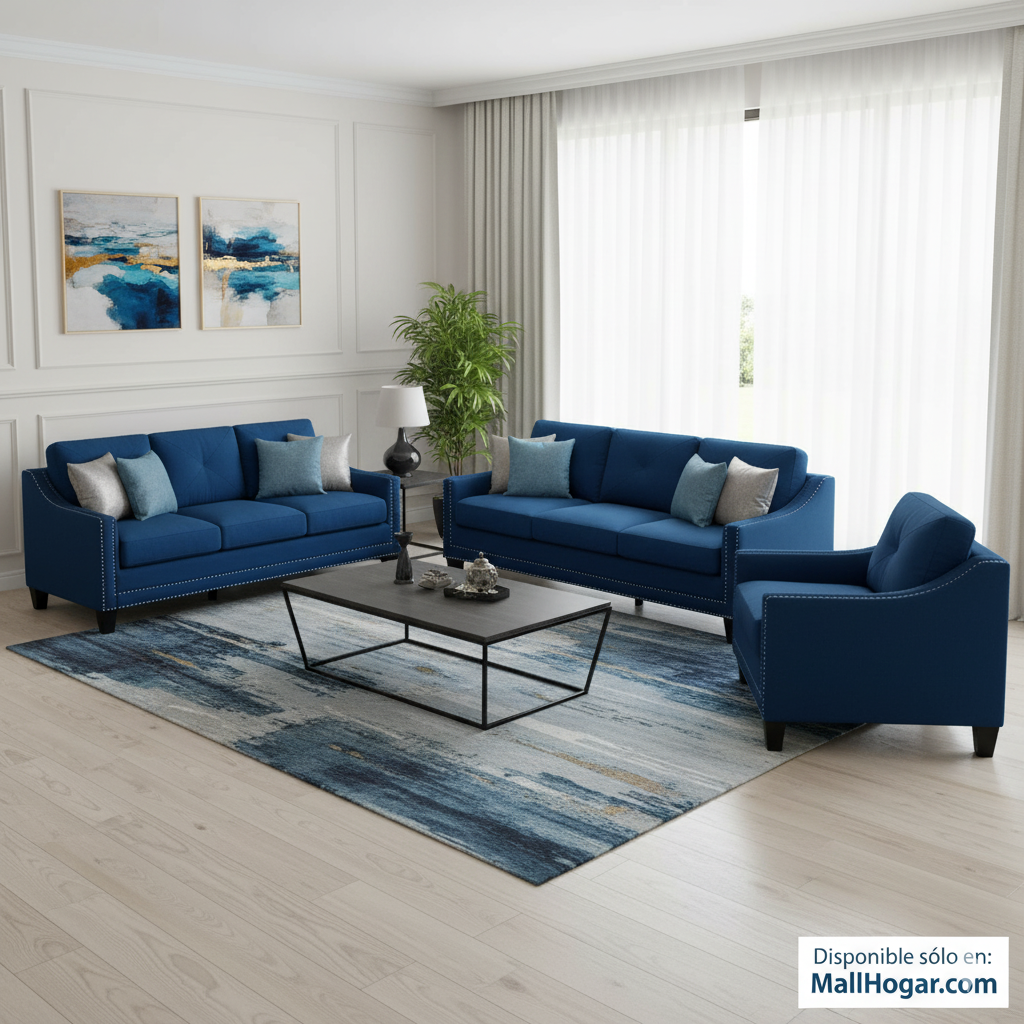 Juego de Sala Sam 3-2-1 – Azul