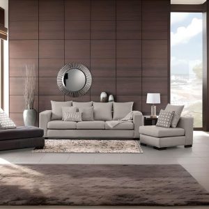 Juego de Sala New York 3-1 - Beige Oscuro