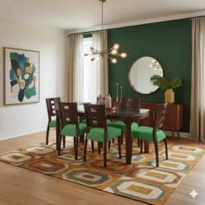 Juego de comedor Maya 6 Sillas - Jade