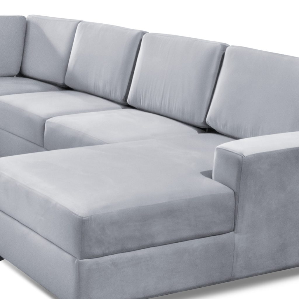 Seccional Pacífico Derecho + Banqueta – Gris Plata