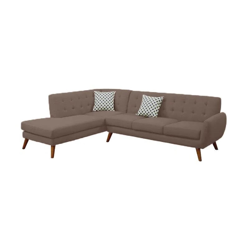 Seccional Vintage Felicia Izquierdo – Beige oscuro