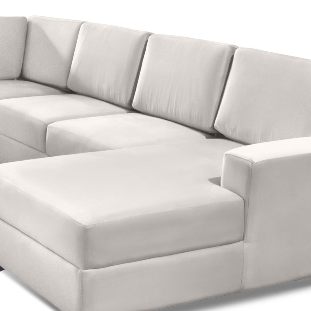 Seccional Pacífico Derecho + Banqueta – Ivory