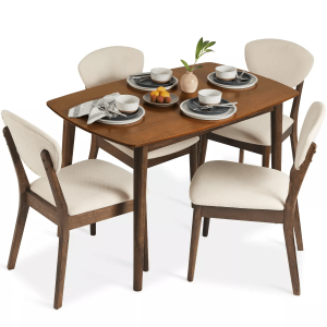 Juego de Comedor Jazmín 4 sillas - Ivory