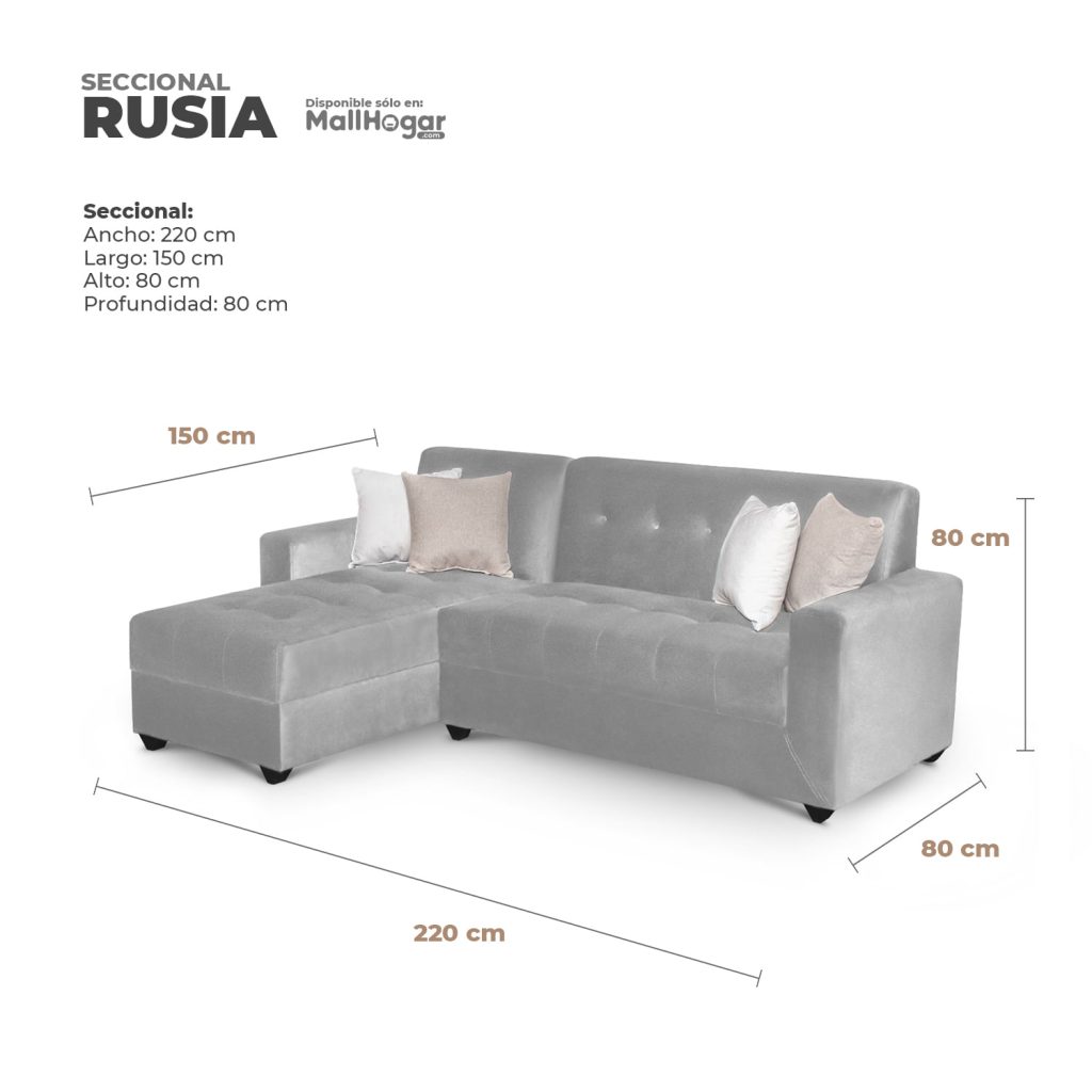 Seccional Rusia Izquierdo – Gris Plata