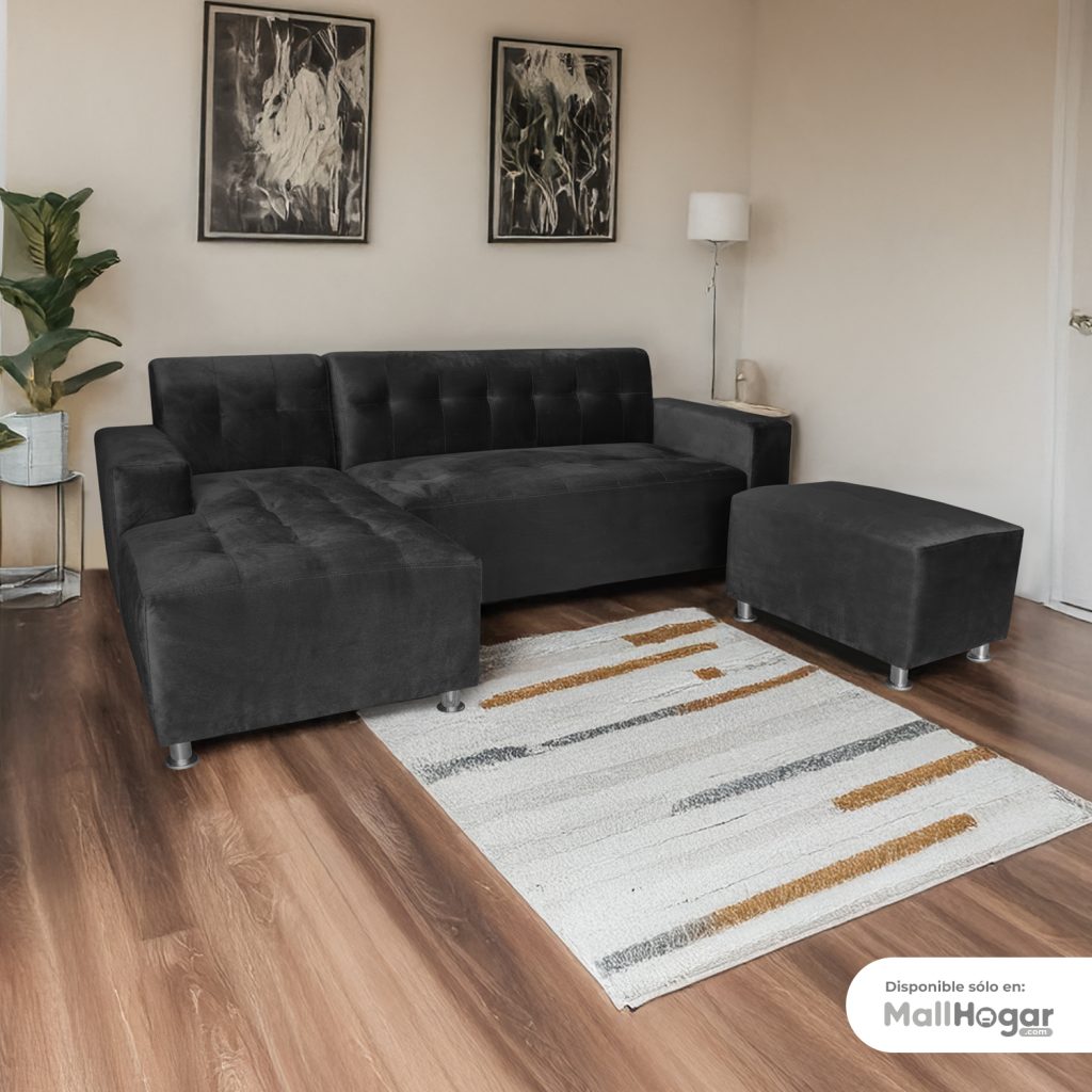 Seccional Londres Izquierdo + Banqueta – Negro