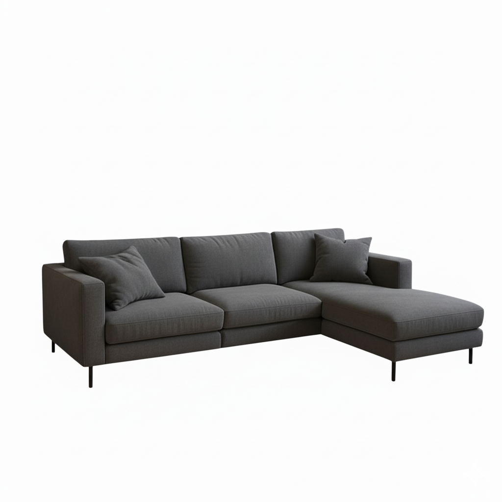 Seccional Alessia Derecho – Gris Oscuro